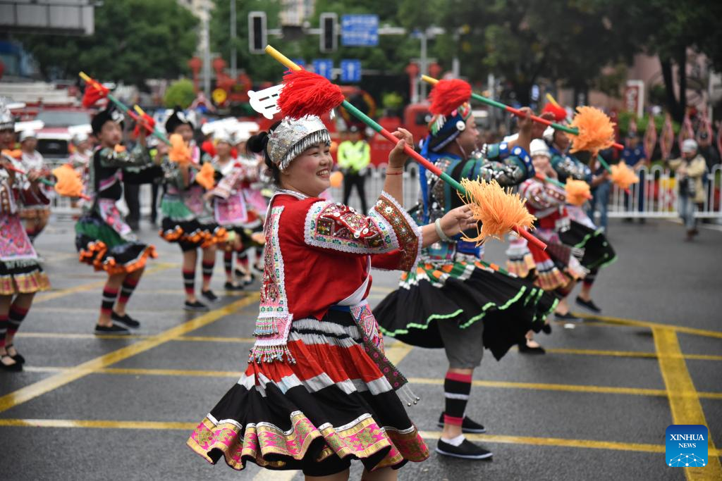 Across China: Ethnic cultural carnival enlivens SW China's Guiyang