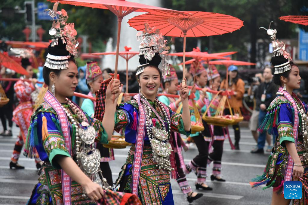 Across China: Ethnic cultural carnival enlivens SW China's Guiyang