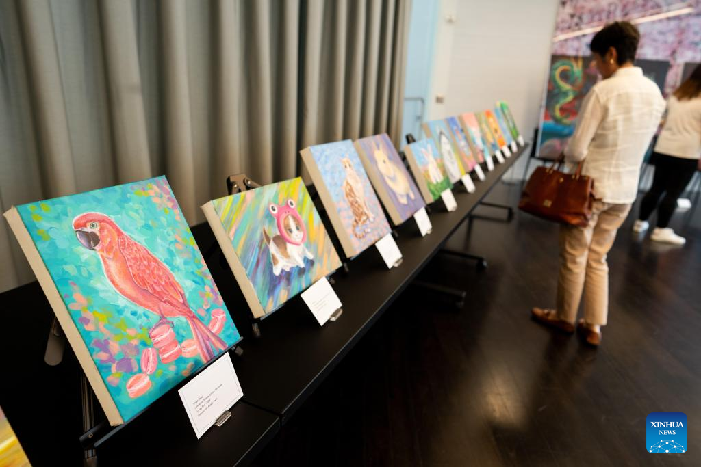 Artworks by artists aged 5 to 18 showcased at exhibition in Washington, D.C.