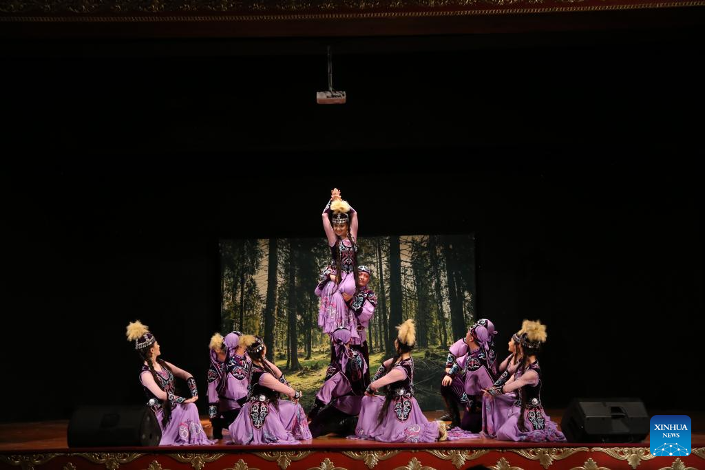 Artists from China's Xinjiang present performance in Türkiye's Istanbul