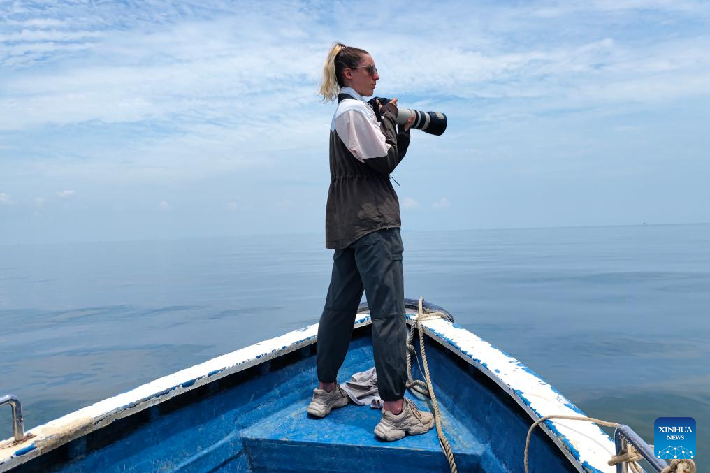 Pic story: deep bond between French scientist and Chinese white dolphins