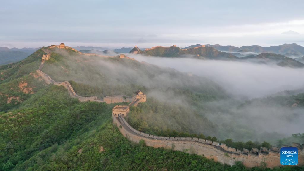 Scenery of Jinshanling section of Great Wall in north China's Hebei