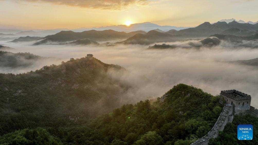 Scenery of Jinshanling section of Great Wall in north China's Hebei