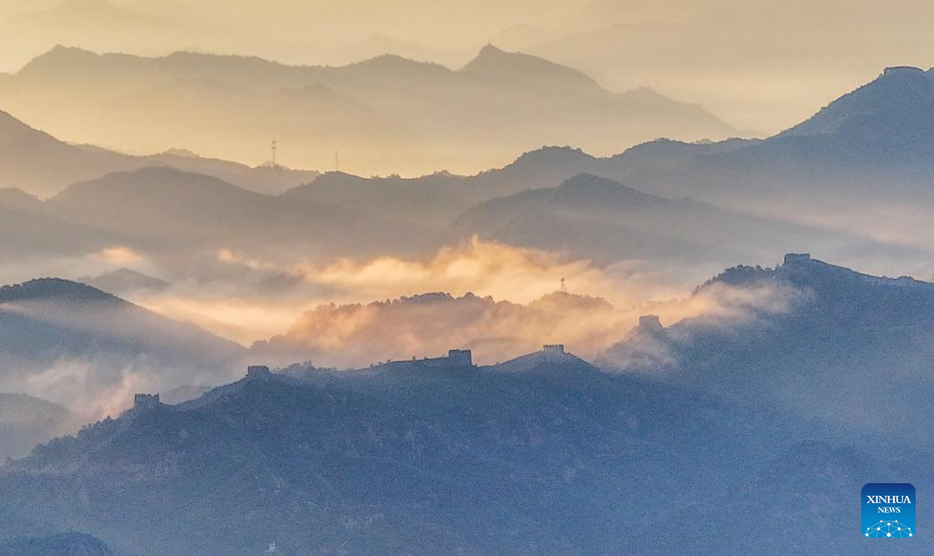 Scenery of Jinshanling section of Great Wall in north China's Hebei