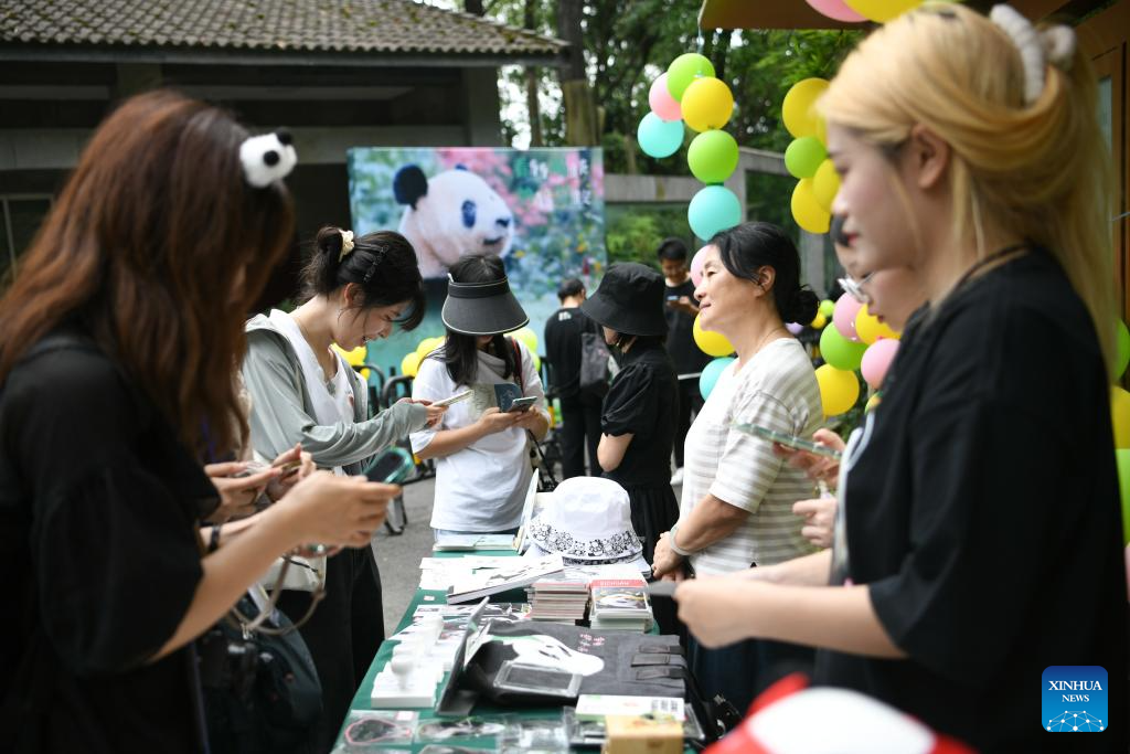 7th birthday of female giant panda Xiang Xiang celebrated in China's Sichuan