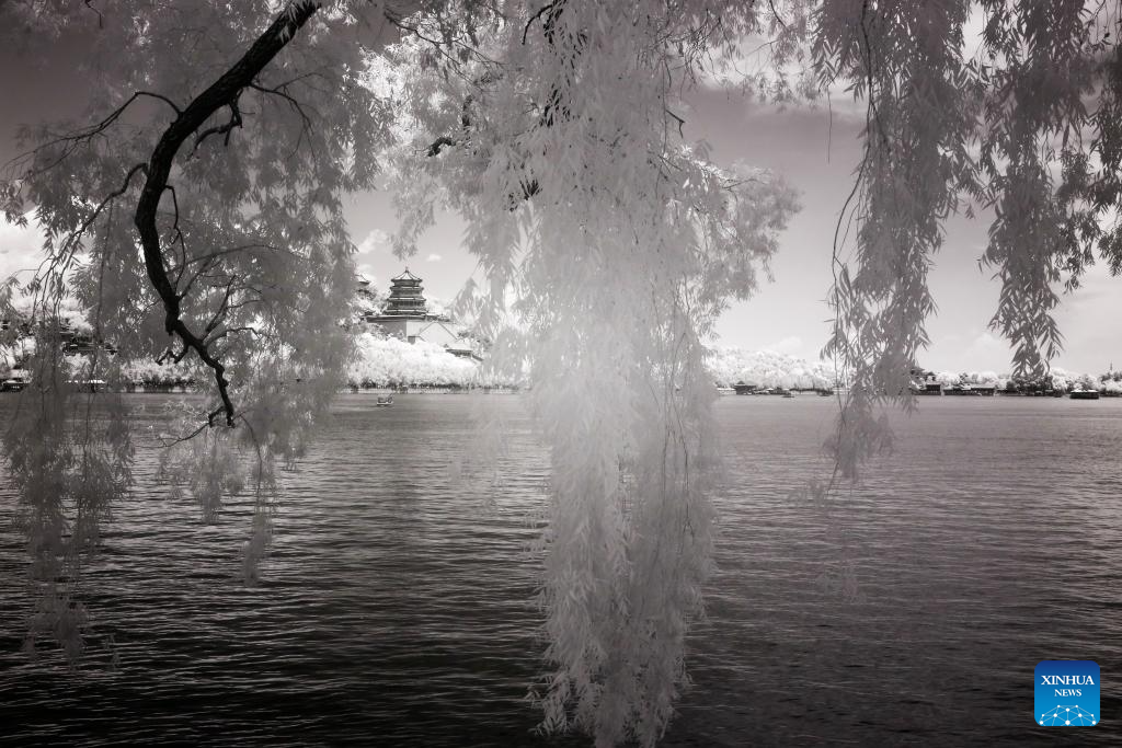 Infrared view of Summer Palace in Beijing