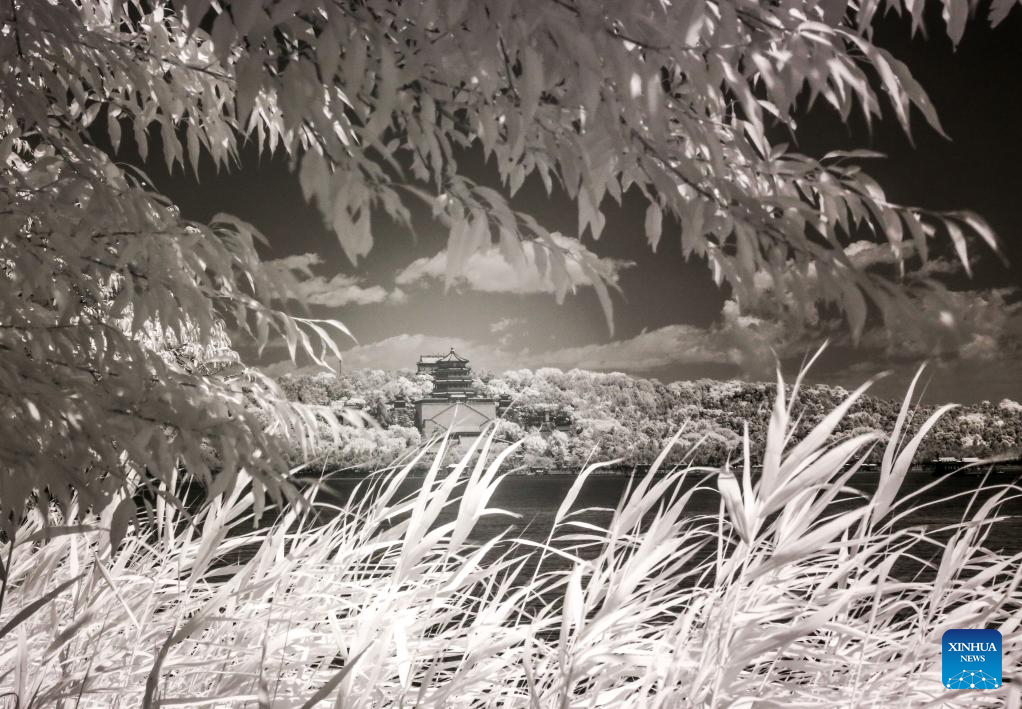 Infrared view of Summer Palace in Beijing