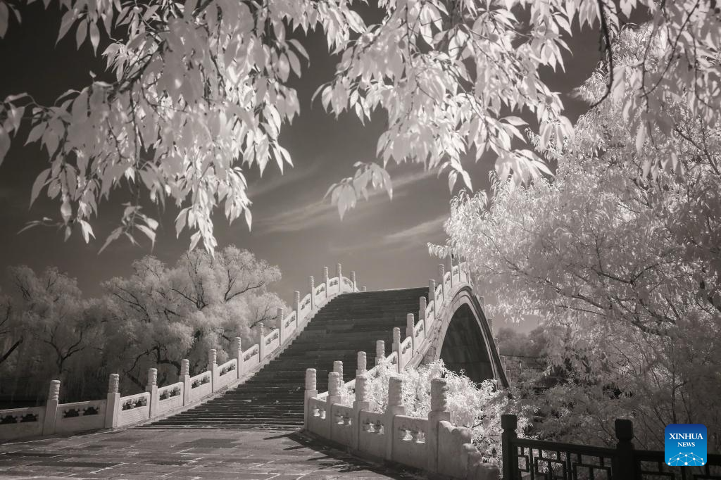 Infrared view of Summer Palace in Beijing