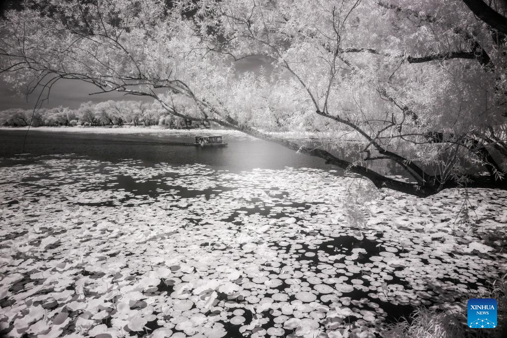 Infrared view of Summer Palace in Beijing