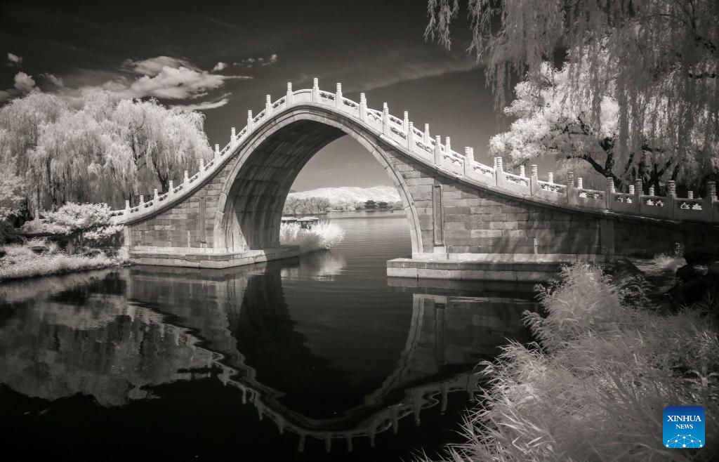 Infrared view of Summer Palace in Beijing