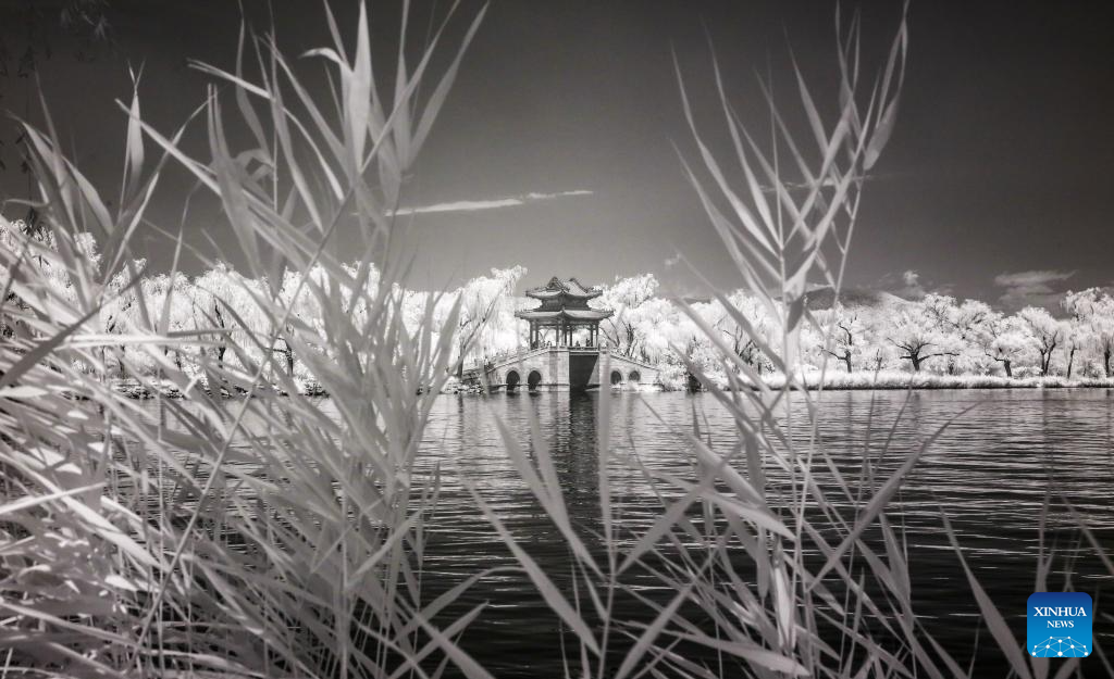 Infrared view of Summer Palace in Beijing