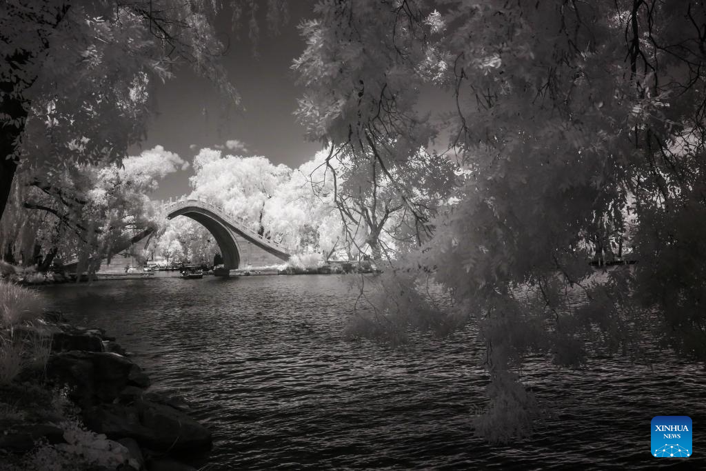 Infrared view of Summer Palace in Beijing