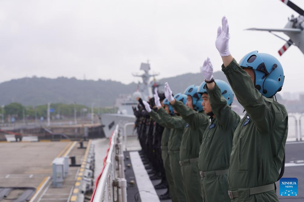 PLA Navy hospital ship sets sail for 2024 mission