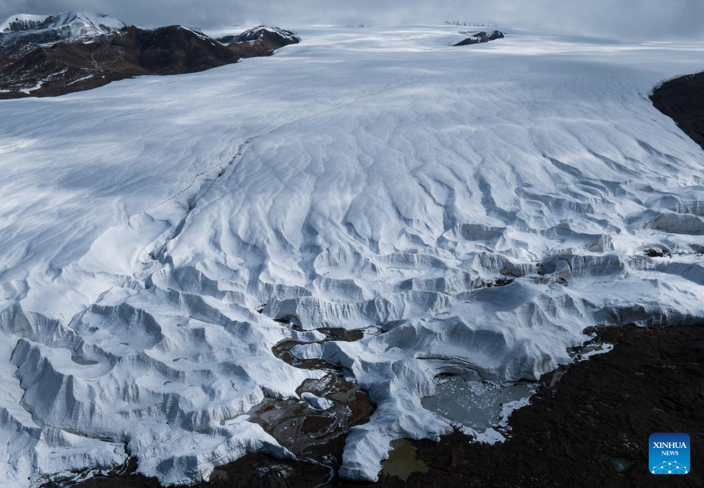 View of Purog Kangri Glacier in China's Xizang