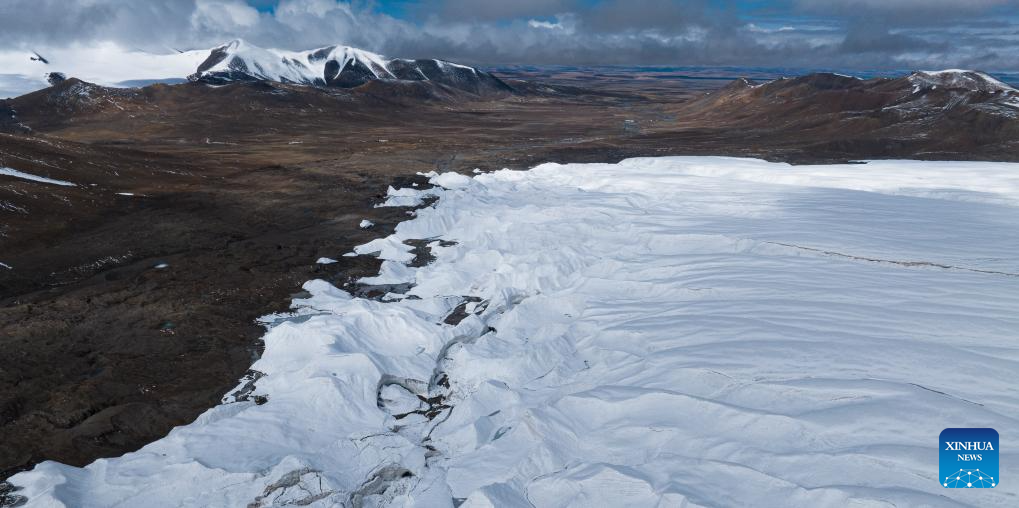 View of Purog Kangri Glacier in China's Xizang