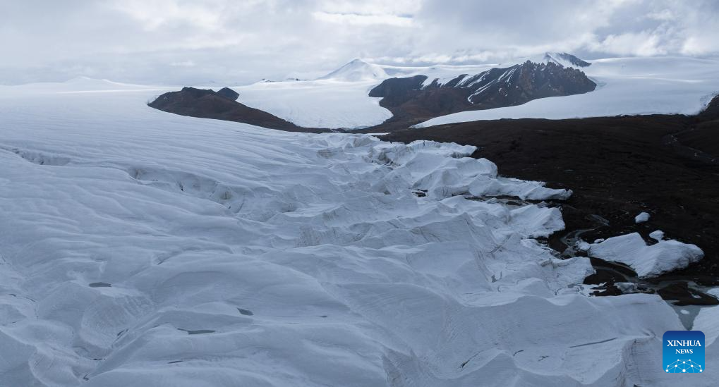 View of Purog Kangri Glacier in China's Xizang