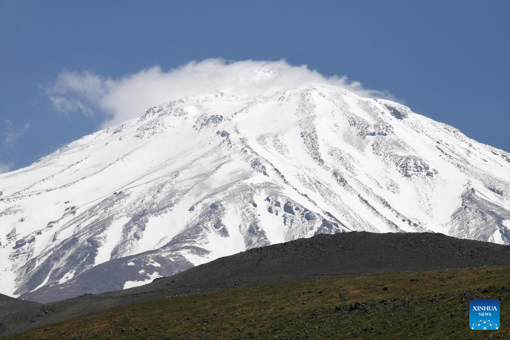 View of Iran's highest Mount Damavand