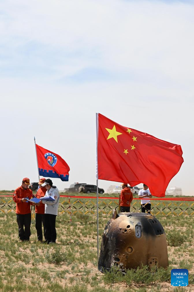 China's Chang'e-6 brings back first samples from moon's far side to Earth