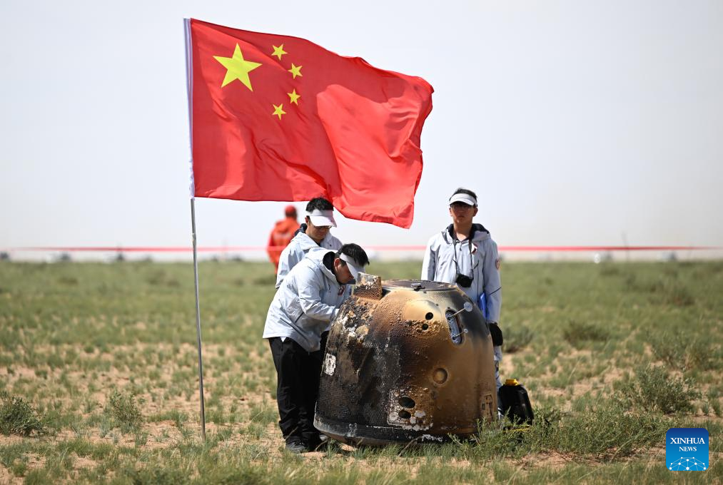 China's Chang'e-6 brings back first samples from moon's far side to Earth