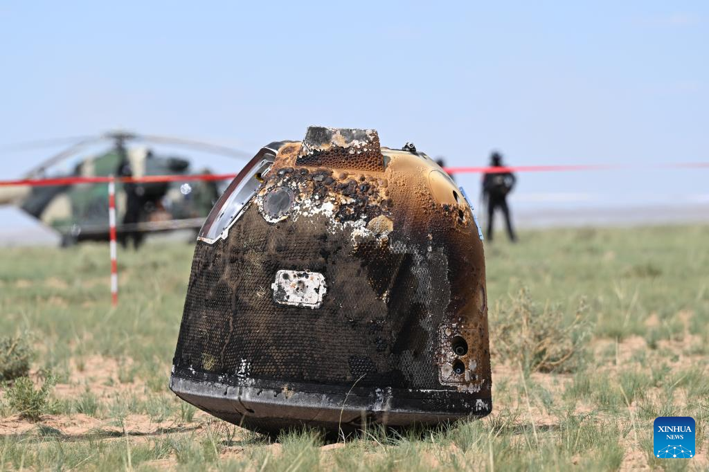 China's Chang'e-6 brings back first samples from moon's far side to Earth