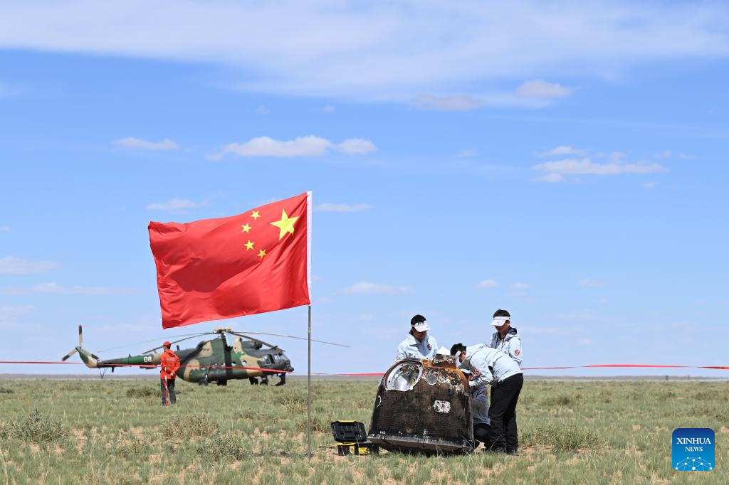 China's Chang'e-6 brings back first samples from moon's far side to Earth