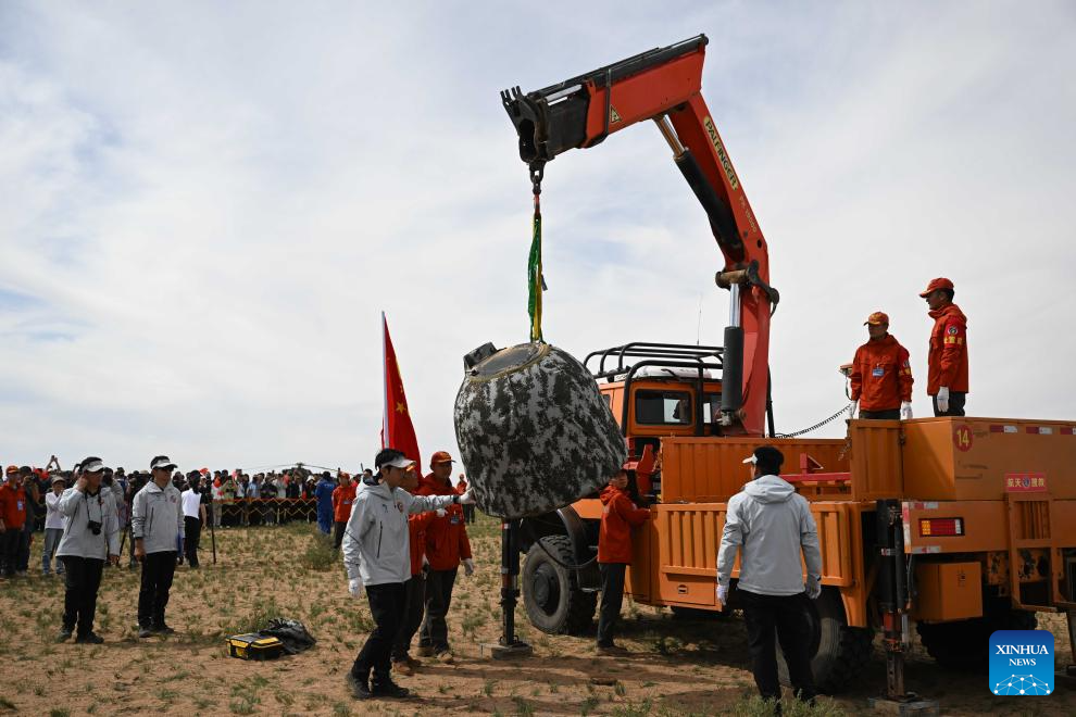 China's Chang'e-6 brings back first samples from moon's far side to Earth