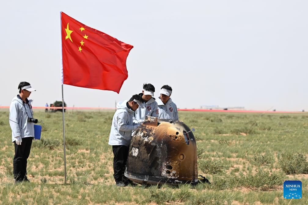 China's Chang'e-6 brings back first samples from moon's far side to Earth