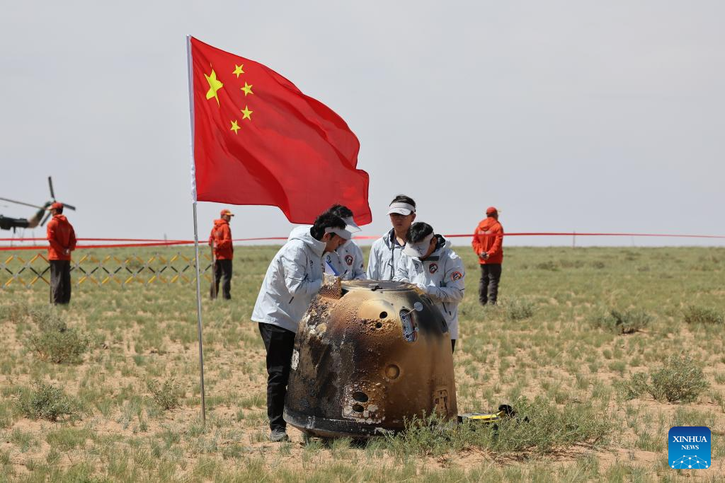 China's Chang'e-6 brings back first samples from moon's far side to Earth