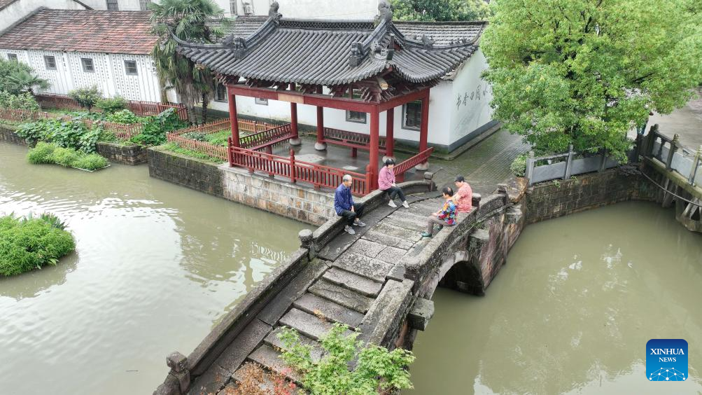 Ancient stone bridges under well protection in east China's Zhejiang