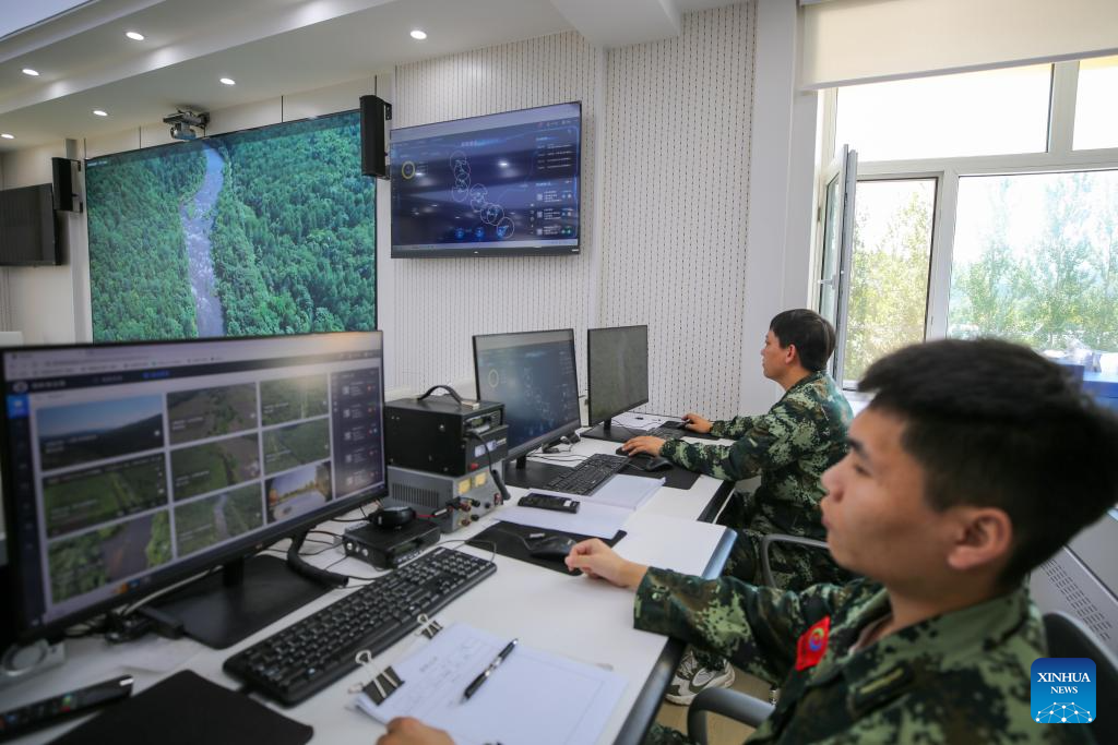 Deploying drone for forest patrolling reduces disaster risks in NE China's Yichun