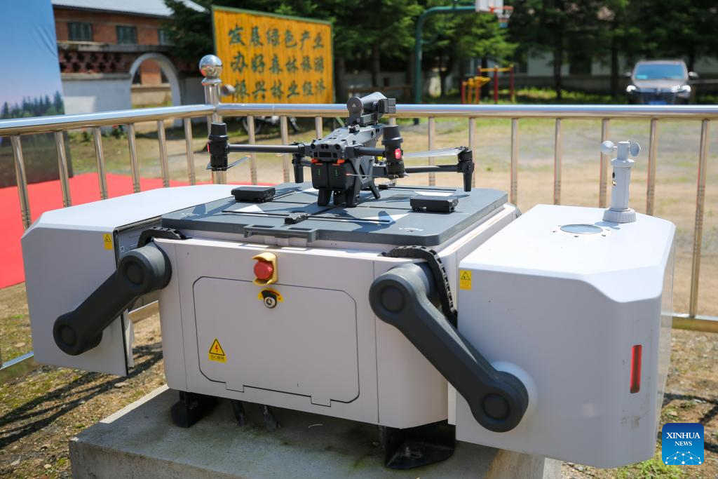 Deploying drone for forest patrolling reduces disaster risks in NE China's Yichun