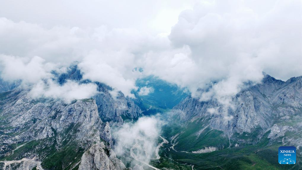 Scenery of Guanggai Mountain in NW China's Gansu