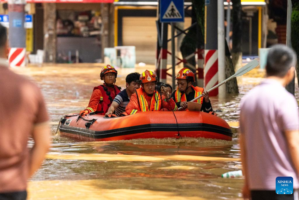 China upgrades emergency response to heavy rainfall, flooding in Hunan