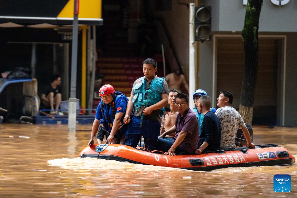 China upgrades emergency response to heavy rainfall, flooding in Hunan