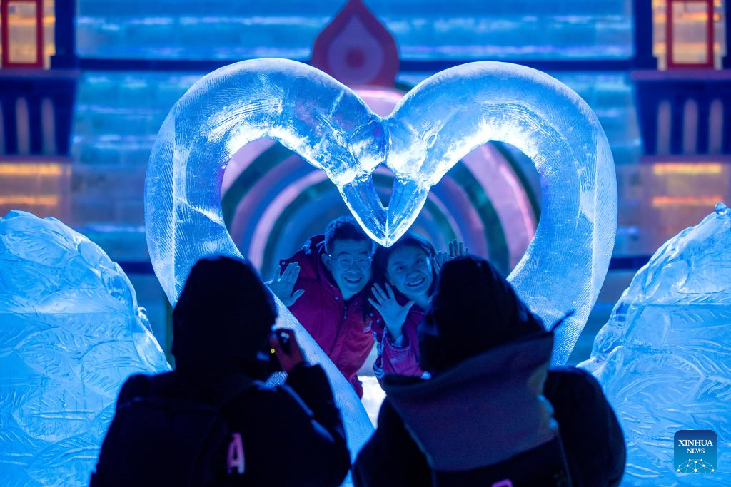 World's largest indoor ice, snow theme park opens in China's Harbin