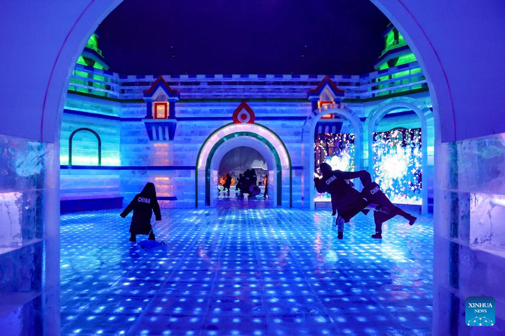 World's largest indoor ice, snow theme park opens in China's Harbin