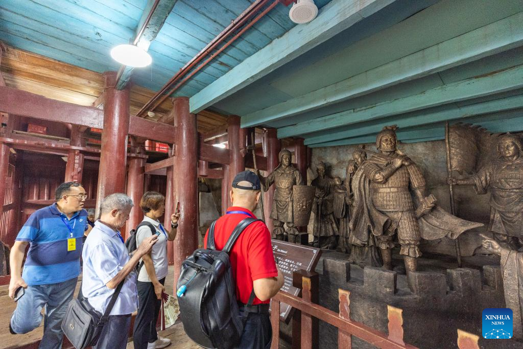 Scenery of Shibaozhai in Chongqing, SW China