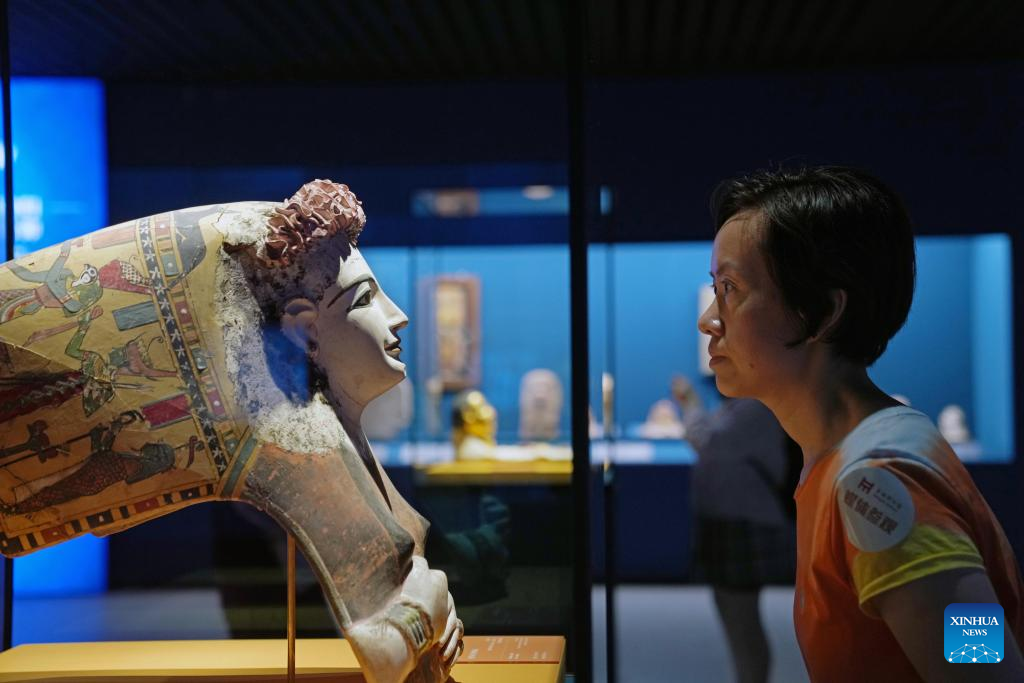 China Focus: Grand exhibition on ancient Egyptian civilization opens in Shanghai