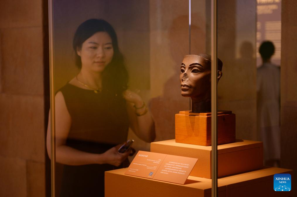 China Focus: Grand exhibition on ancient Egyptian civilization opens in Shanghai