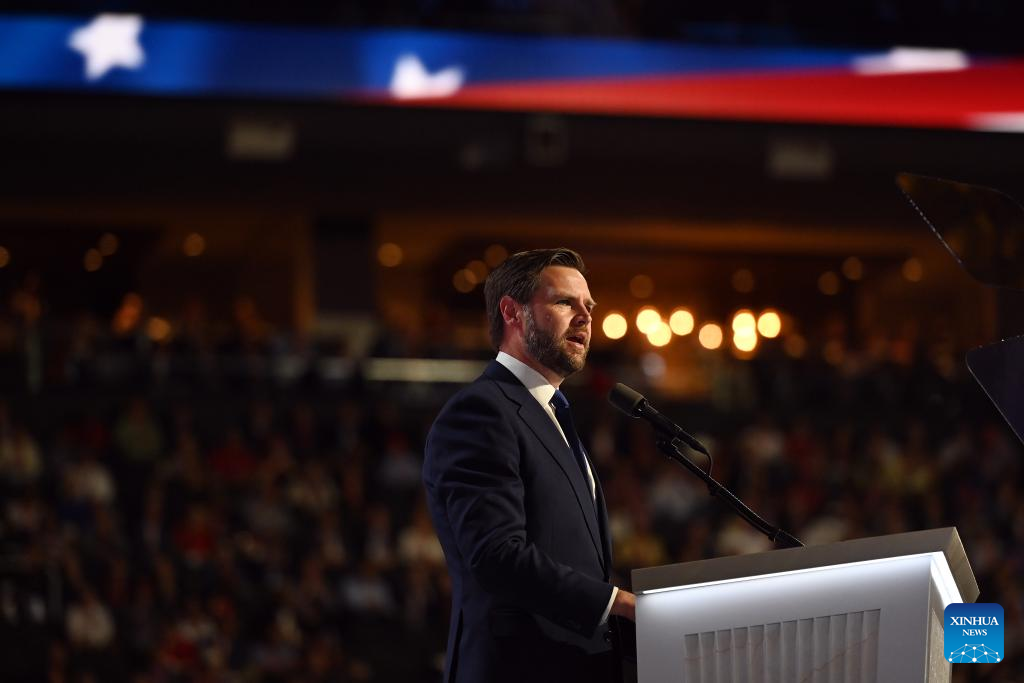 U.S. Senator J.D. Vance accepts Republican vice presidential nomination