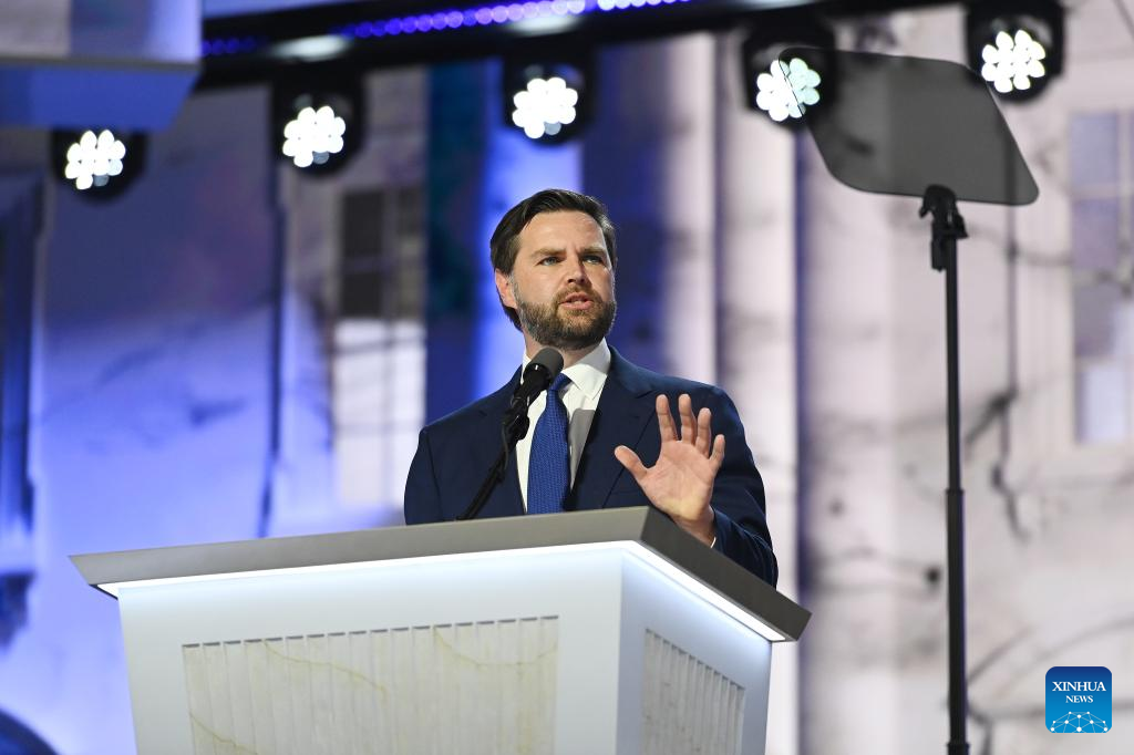 U.S. Senator J.D. Vance accepts Republican vice presidential nomination