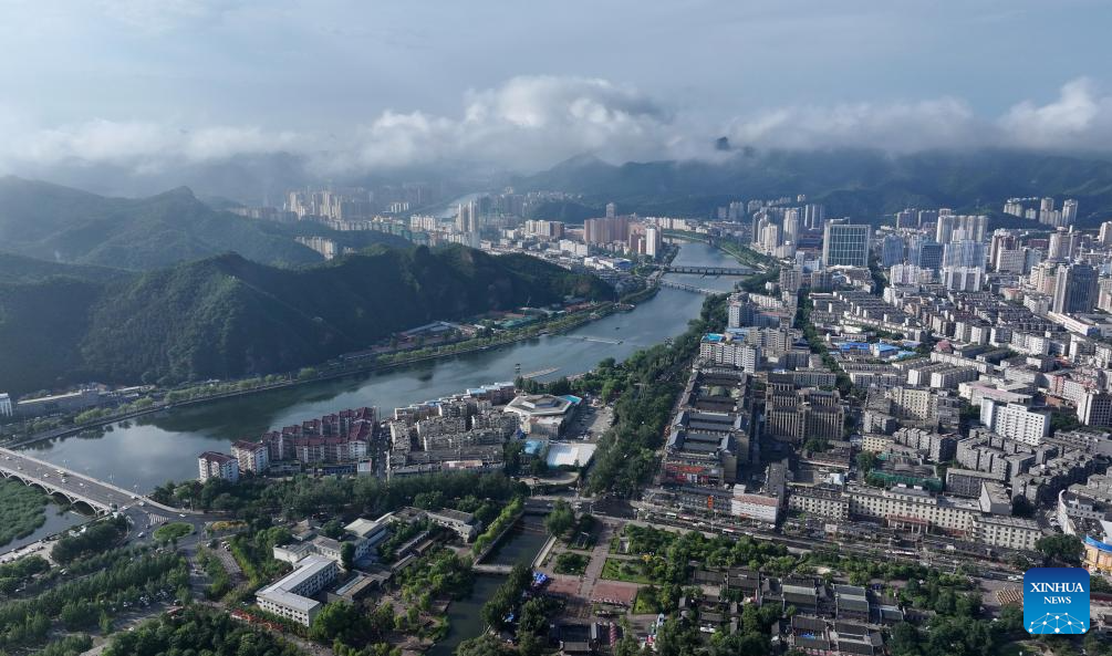 In pics: aerial view of north China's Chengde