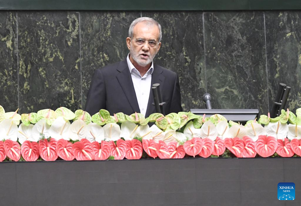 Masoud Pezeshkian sworn in as Iran's 9th president