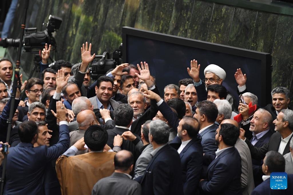 Masoud Pezeshkian sworn in as Iran's 9th president