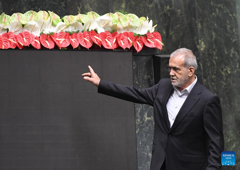 Masoud Pezeshkian sworn in as Iran's 9th president