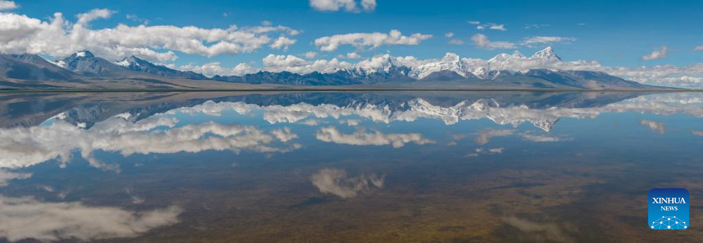 Scenery of Mount Chomolhari in China's Xizang