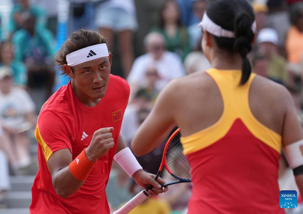 Olympics | China power into tennis mixed doubles final for 1st time in history