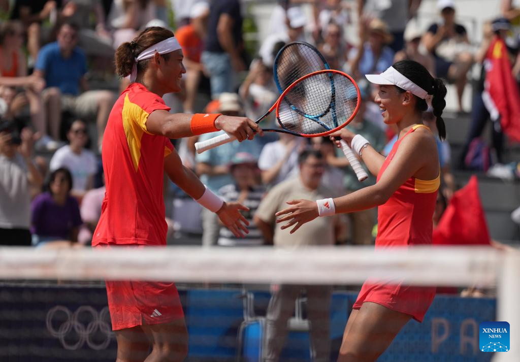 Olympics | China power into tennis mixed doubles final for 1st time in history