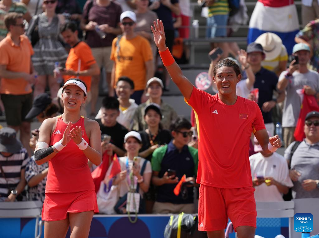 Olympics | China power into tennis mixed doubles final for 1st time in history