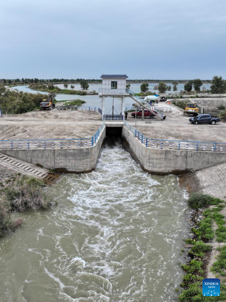 NW China's Xinjiang mobilizes emergency responding teams for flood control amid water level alert